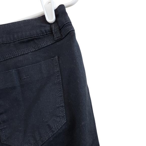 Brina & Em Low Rise Glitter Sparkly Tapered Leg Jeans Denim Navy Blue Size 4 - Picture 7 of 9